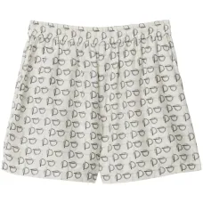 Шелковые шорты с принтом