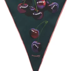 шелковый платок с принтом Cherry