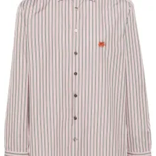 Рубашка в полоску с вышивкой Pegaso