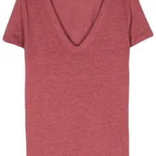 Футболка с V-образным вырезом