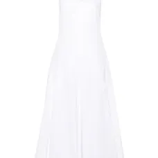 Поплиновое платье макси