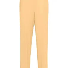 Прямые брюки с завышенной талией