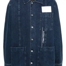 Джинсовая куртка с логотипом