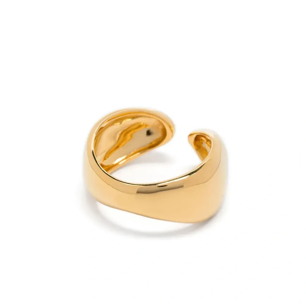 Savi sculptural open stacking ring