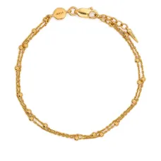 Браслет с двойной цепочкой Браслет с двойной цепочкой