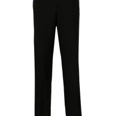 зауженные шерстяные брюки