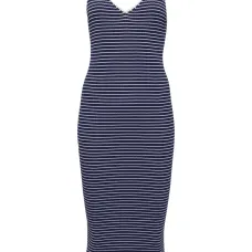 Полосатое платье Dana в рубчик