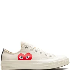 Кеды Play Chuck 70 Low Milk из коллаборации с Comme des Garçons Кеды Play Chuck 70 Low Milk из коллаборации с Comme des Garçons