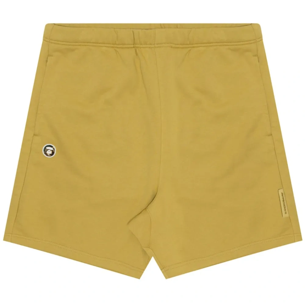 Шорты с эластичным поясом и нашивкой-логотипом