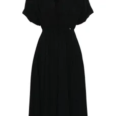 Платье миди с кружевом