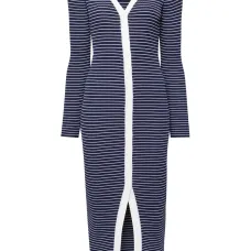 Полосатое платье Shoko в рубчик