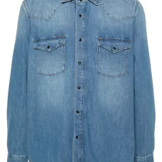 Джинсовая рубашка в стиле вестерн