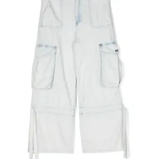 Джинсы с вышитым логотипом Джинсы с вышитым логотипом