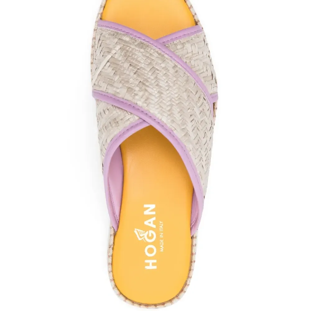 Плетеные шлепанцы 660