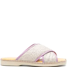 Плетеные шлепанцы 660