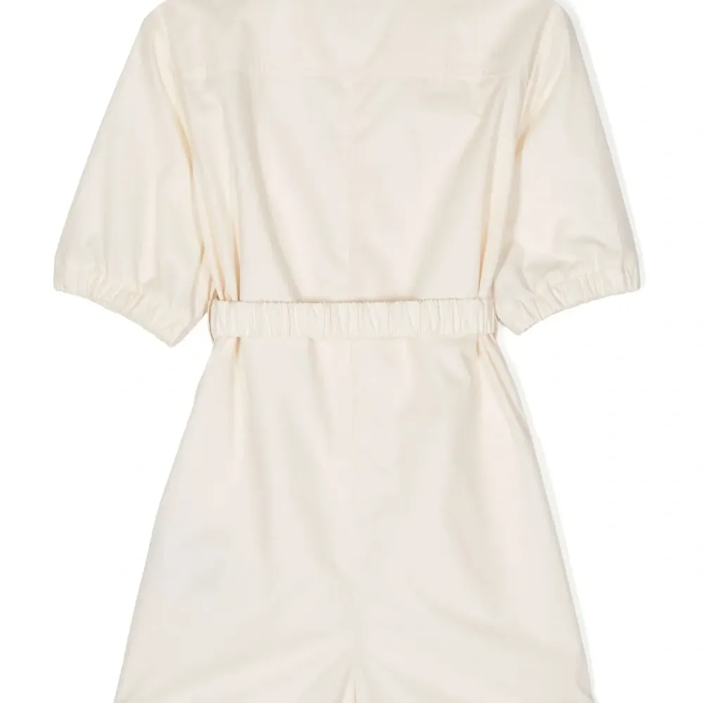 Комбинезон с рукавами три четверти и нашивкой-логотипом Комбинезон с рукавами три четверти и нашивкой-логотипом