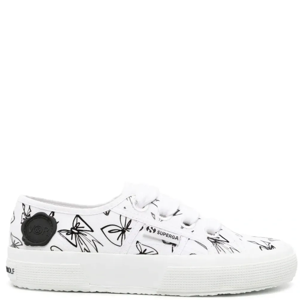 Кеды с принтом из коллаборации с Superga