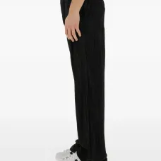 Плиссированные спортивные брюки с эластичным поясом