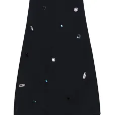 Топ с вырезом халтер и кристаллами