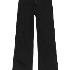 Широкие джинсы с завышенной талией