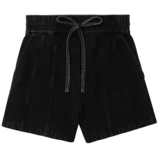 Джинсовые шорты с кулиской