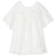 Платье с цветочной вышивкой