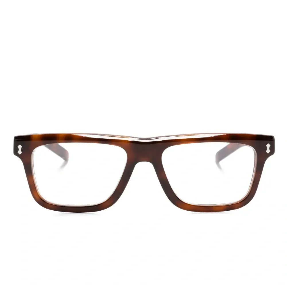 Очки в прямоугольной оправе черепаховой расцветки