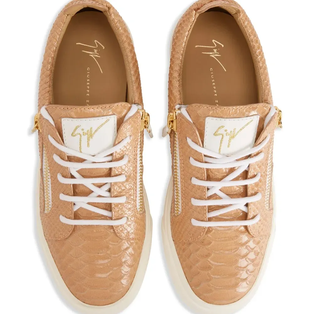 кроссовки Gail с тиснением под кожу змеи