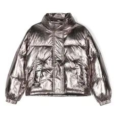 Пуховик Hansine с эффектом металлик