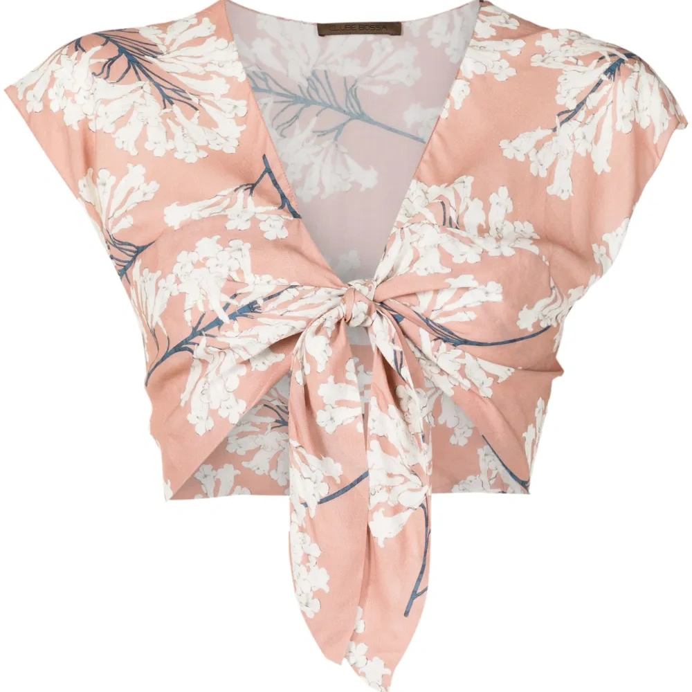 Укороченный топ Gert с цветочным принтом Укороченный топ Gert с цветочным принтом