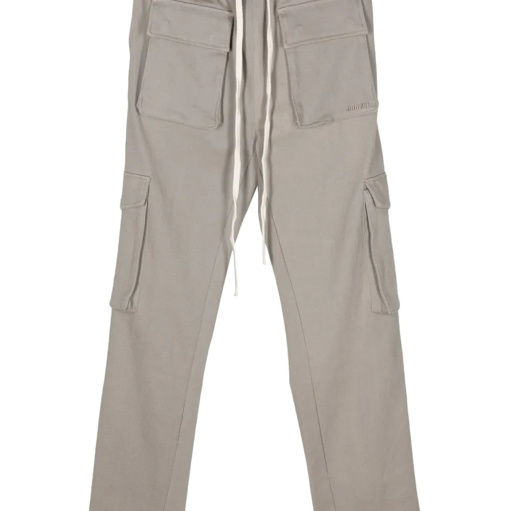 Брюки карго с вышитым логотипом