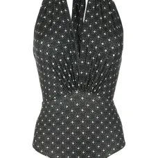 Купальник Deneuve с вырезом халтер Купальник Deneuve с вырезом халтер