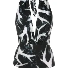 Купальник Deneuve с вырезом халтер Купальник Deneuve с вырезом халтер