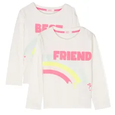 Комплект из двух футболок с принтом Best Friend