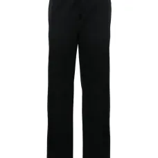 Зауженные брюки с контрастным поясом