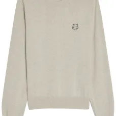 Джемпер из шерсти мериноса с вышитым логотипом