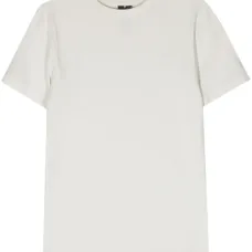 Укороченная футболка с круглым вырезом