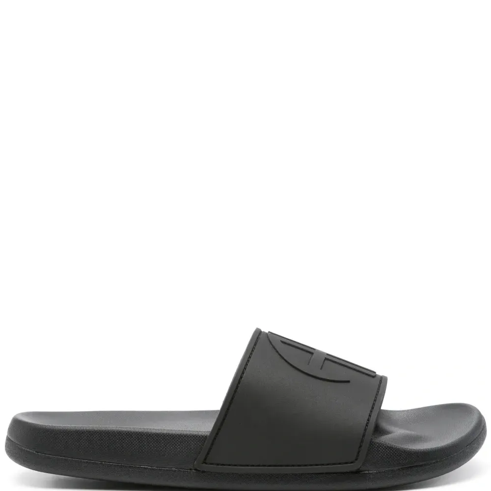 Шлепанцы с тисненым логотипом