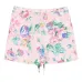 Шорты с кулиской и цветочным принтом