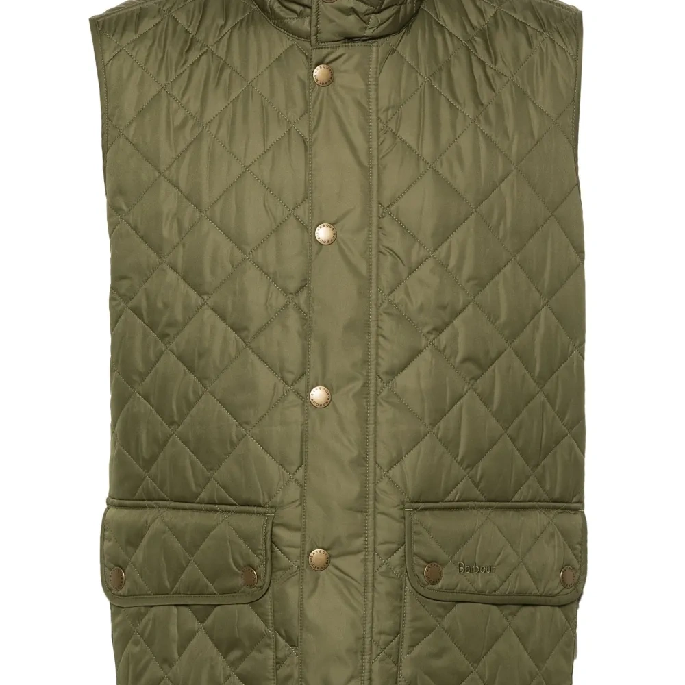 Стеганый жилет с вышитым логотипом