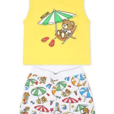 Комплект из футболки и шортов с графичным принтом Комплект из футболки и шортов с графичным принтом