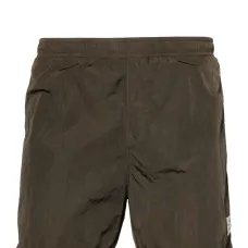 Плавки-шорты с нашивкой-логотипом