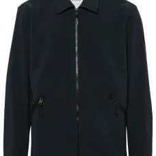 Куртка на молнии с нашивкой-логотипом