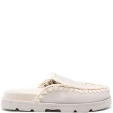 Мюли с декоративной строчкой