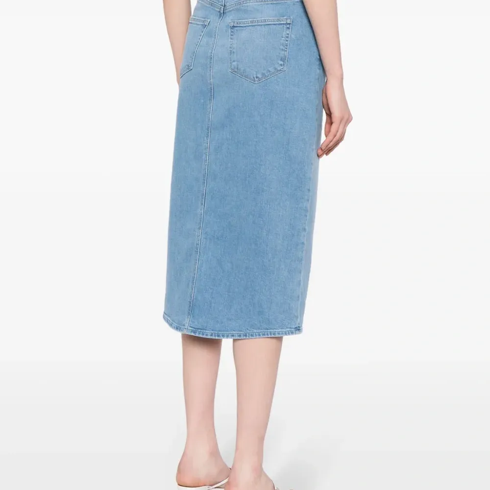 Джинсовая юбка миди Angela