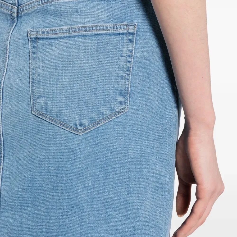 Джинсовая юбка миди Angela