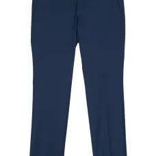 Зауженные брюки со складками