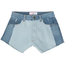 Джинсовые шорты с нашивкой-логотипом Джинсовые шорты с нашивкой-логотипом