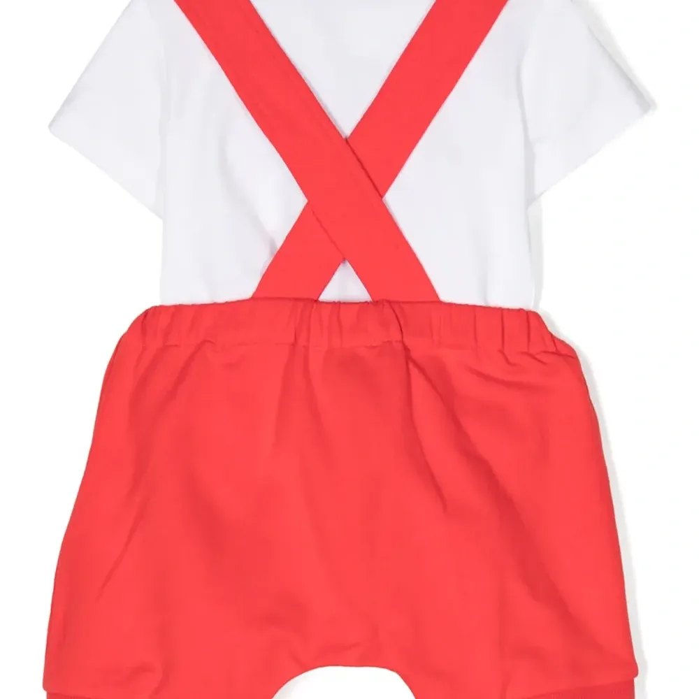 Комплект из комбинезона и футболки с логотипом