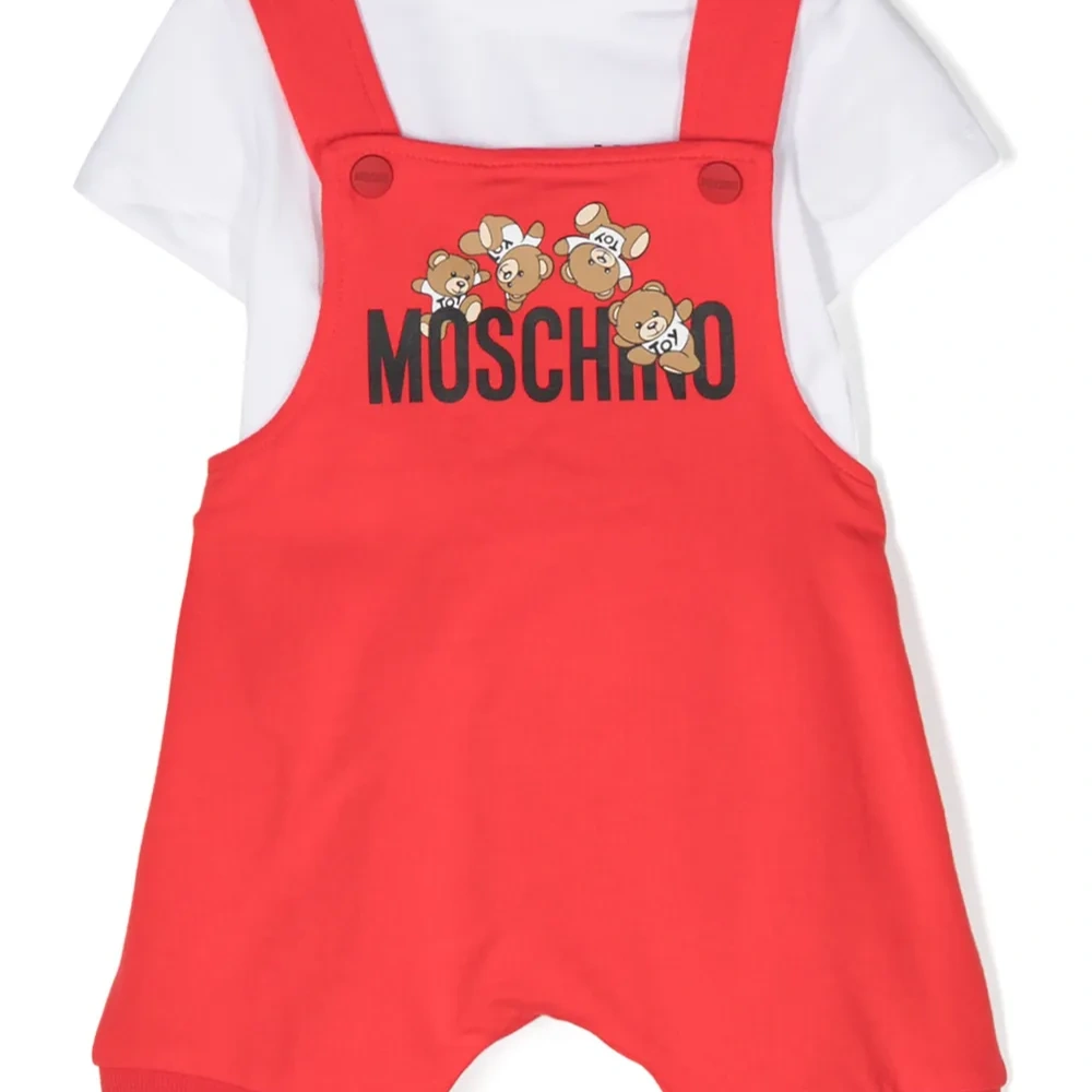 Комплект из комбинезона и футболки с логотипом